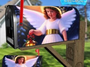 Beautiful Christmas Angel #8 Decorative Rural Farm Mailbox Cover