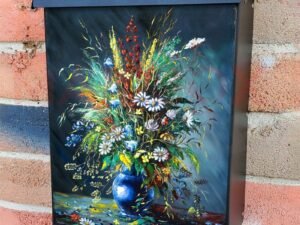 Victorian Bouquet with Wild Flowers Colonial Mailbox Cover