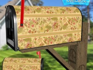 Victorian Flower Design #4 Decorative Rural Farm Mailbox Cover