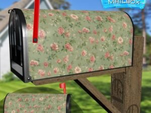 Victorian Flower Design #3 Decorative Rural Farm Mailbox Cover