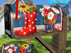 Pioneer  Woman Spring Time Decorative Rural Farm Mailbox Cover