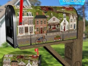 Cute American Town Decorative Rural Farm Mailbox Cover
