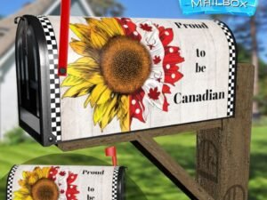 Proud to Be Canadian Decorative Rural Farm Mailbox Cover