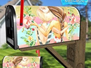 Sisters on the Beach Decorative Rural Farm Mailbox Cover