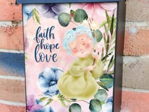 Cute Flower Angel #1 Colonial Mailbox Cover