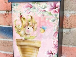 Cute Flower Angel #2 Colonial Mailbox Cover