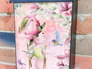 Cute Flower Angel #4 Colonial Mailbox Cover