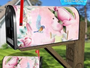 Cute Flower Angel #4 Decorative Rural Farm Mailbox Cover