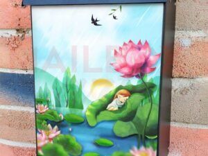 Little Sleeping Fairy Colonial Mailbox Cover