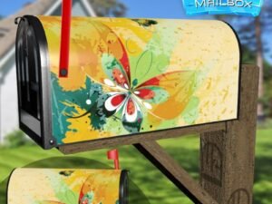 Abstract Butterflies Decorative Rural Farm Mailbox Cover