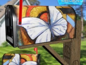 Abstract Butterfly #1 Decorative Rural Farm Mailbox Cover