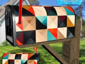 Beautiful Abstract Design #1 Decorative Rural Farm Mailbox Cover