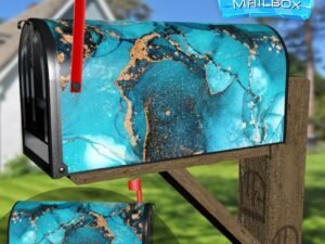 Blue Marble Design Decorative Rural Farm Mailbox Cover