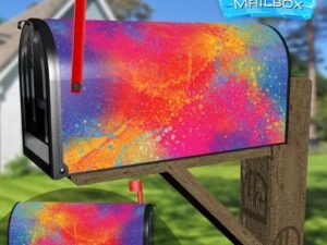 Beautiful Abstract Design #13 Decorative Rural Farm Mailbox Cover