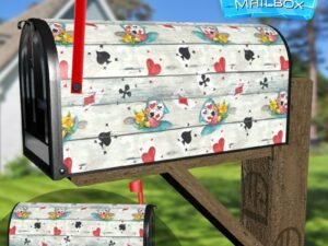 Alice in Wonderland Pattern  Decorative Rural Farm Mailbox Cover
