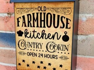 Farmhouse Kitchen Country Cooking Colonial Mailbox Cover