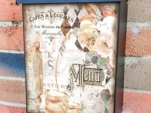 Vintage Bakery Design #3 Colonial Mailbox Cover