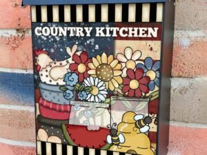 Country Kitchen Table Colonial Mailbox Cover