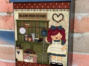 Country Kitchen Cupboard Colonial Mailbox Cover