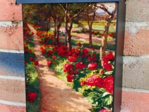 Field Flowers by Olga W. Florian Colonial Mailbox Cover