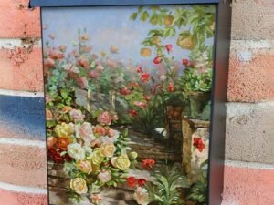 Rustic Garden by Olga W. Florian Colonial Mailbox Cover