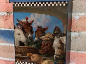 Group of Animals by Edwin Landseer Colonial Mailbox Cover