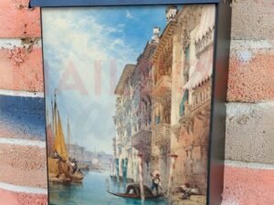 Gondola on the Grand Canal by W. Callow Colonial Mailbox Cover