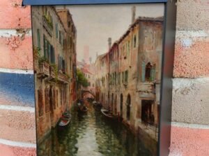 Venice by Louis Aston Knight Colonial Mailbox Cover