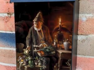 Vegetable Dealer by Herman Kern Colonial Mailbox Cover