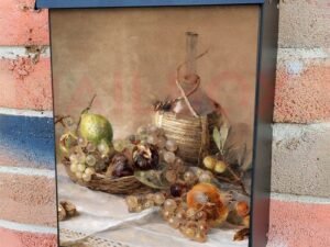 Still Life by Marie Egner Colonial Mailbox Cover