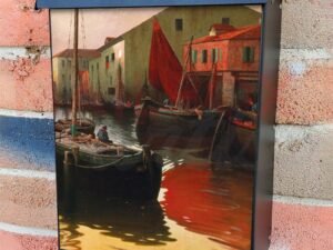 Motif of Chioggia by Adolf-Kaufmann Colonial Mailbox Cover