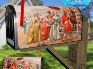 A Prominent Gathering by H.V. Lesur Decorative Rural Farm Mailbox Cover