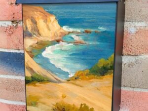 Irvine Cove by Jean Mannheim Colonial Mailbox Cover