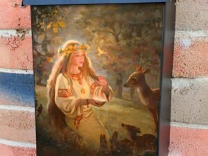 Zhiva by Andrey Shishkin Colonial Mailbox Cover