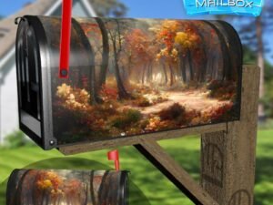 October Forest #1 Decorative Rural Farm Mailbox Cover