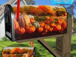 Cozy Houses on the Lake #10 Decorative Rural Farm Mailbox Cover
