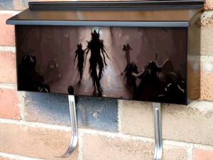 Zombie King  Townhouse Mailbox Cover