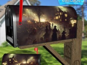 Witches on the Street Decorative Rural Farm Mailbox Cover