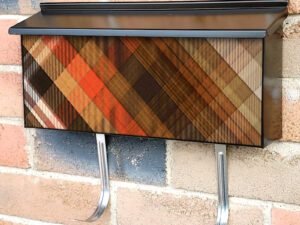 Autumn Colors Pattern #3 Townhouse Mailbox Cover