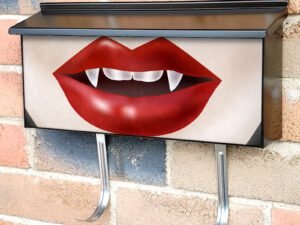 Vampire Face Townhouse Mailbox Cover