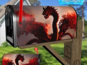 Autumn Dragon  Decorative Rural Farm Mailbox Cover