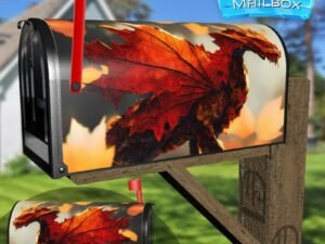 Autumn Dragon #1 Decorative Rural Farm Mailbox Cover