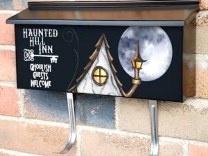 Haunted Hill Inn Townhouse Mailbox Cover