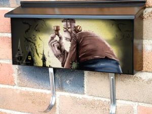 Cute Frankenstein at the Castle Hill Townhouse Mailbox Cover