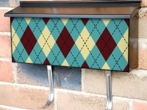 Autumn Colors Pattern #9 Townhouse Mailbox Cover