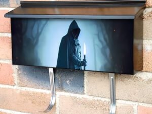 Dark Demon Warrior Townhouse Mailbox Cover