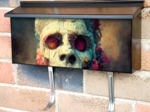 Black Magic Voodoo Priest Townhouse Mailbox Cover