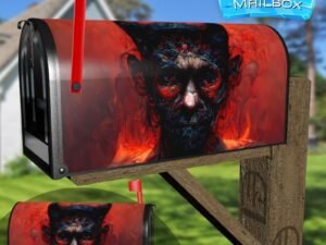 Prince of Darkness Decorative Rural Farm Mailbox Cover