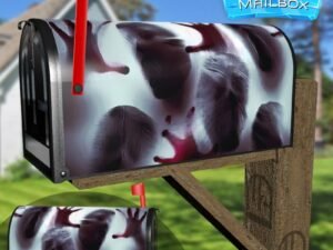 Bloody Scary Zombies Decorative Rural Farm Mailbox Cover