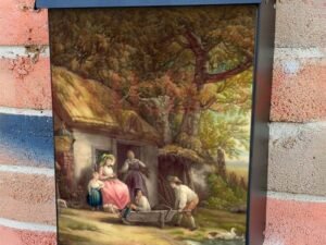 The Happy Cottagers Colonial Mailbox Cover